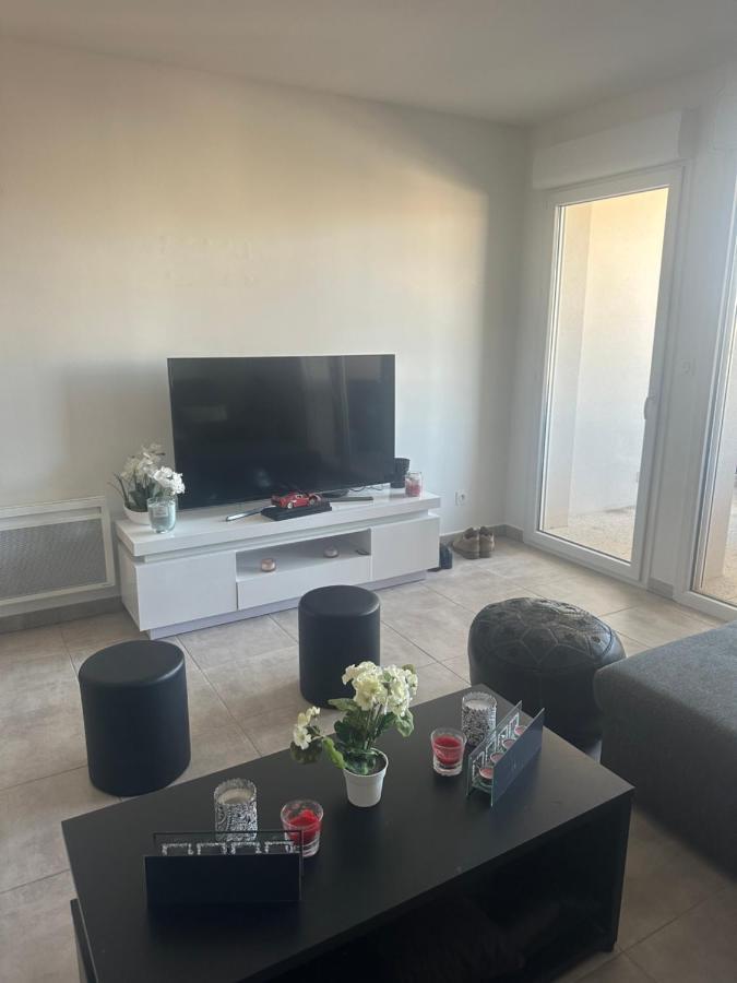 Super Appt 300 M De La Plage Lägenhet Sérignan Exteriör bild